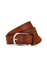 B.BELT - Gürtel Leder - cognac
