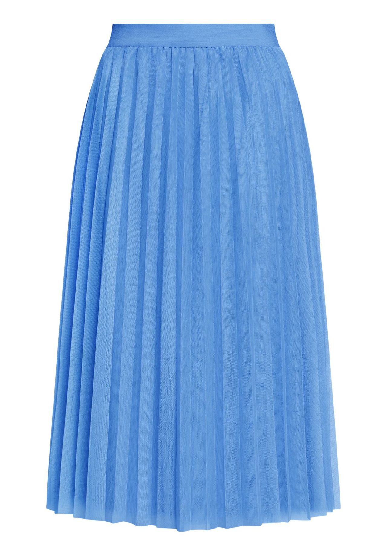 Betty & Co Faltenrock, 3/4-Lang, FüR Damen, Blau, 42