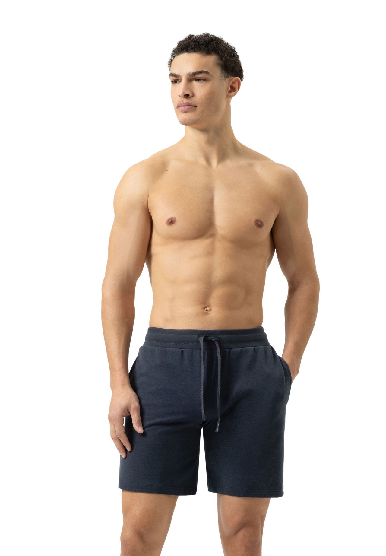 Mey Enjoy Comfort Loungewear-Hose, Gummibund, Tunnelzug, FüR Herren, Blau, M
