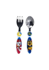 SPIN MASTER™ - Paw Patrol Kinderbesteck Set 2-teilig – Löffel & Gabel mit - Weiß Onesize