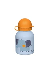 sigikid® Edelstahl Trinkflasche Elefant 250 ml ,  für Kinder - FLASCHEN & BOXEN - blau/orange
