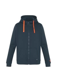 CHIEMSEE - Sweatjacke mit Kapuze und Label-Symbol am Ärmel - 17-4402M Neutral Gray Melange