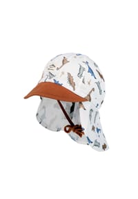 maximo® - Schirmmütze Dino, Baumwolle, für Babys und Kleinkinder - 3813 WOLLWEIß