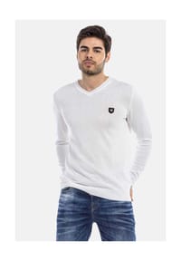 CIPO & BAXX® - Pullover mit V-Ausschnitt, CP242 - BLACK