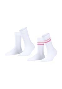ESPRIT - Socken, 2er-Pack, Rippenstruktur, für Damen - 2060 WOOLWHITE