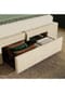 KOMHTOM Polsterbett 90x200 cm Mit Matratze,Leinen in Beige Bild 9
