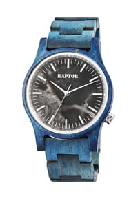 RAPTOR Raptor - Damen und Herren Quarz Armbanduhr Varun - Mineralglas - blau-schwarz-silber