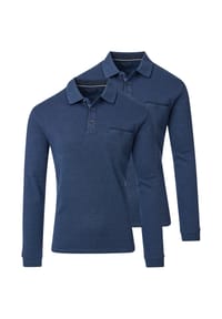CASAMODA - Poloshirt 2er Pack Basic - Anthrazit
