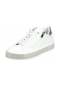 MARCO TOZZI® - Sneaker, Kunstleder, Glitzersteine, für Damen - 197 WHITE COMB