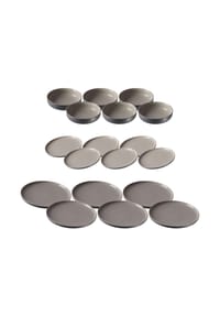 Ritzenhoff & Breker Teller und Schalenset Jasper 18er Set - JASPER - grau