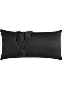 Aspero® - Seiden Kissenbezug 40x80 cm Alia - Anthrazit