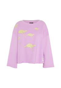 CHIEMSEE - Sweatshirt mit platziertem Känguru-Print - 15-3214 Orchid