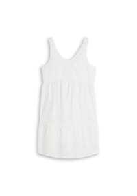 TOM TAILOR - Sommerkleid, Lochstickerei für Kinder - 20000 WHITE