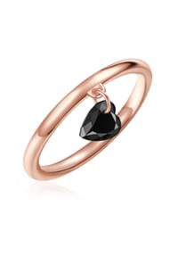 GLANZSTÜCKE MÜNCHEN - Damen Ring aus 925/- Sterling Silber in Roségold mit Spinell - roségold