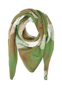Seasons of April - Schal GRETA Bunter, kuschelig weicher Damen Schal in dreieck Form - Blau