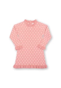 KITE - Kinder Blumenfabel Strickkleid Bio-Baumwolle - pink