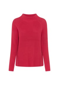 olsen - Pullover mit Kelchkragen und Raglanärmeln - Redberry