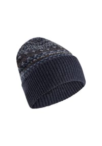 camel active - Beanie aus reiner Wolle - Navyblau