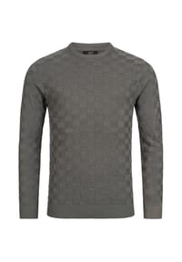 JEFF - Strickpullover Brembilla - Black
