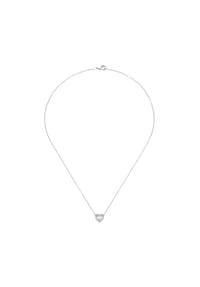 SMART JEWEL® - Collier Herz mit weißen Zirkoniasteinen, Silber 925 - gold