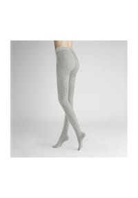 Hudson - Winter Plait Strickstrumpfhose, Zopf-Muster, für Damen - 0005 BLACK
