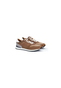 LLOYD - Leder Sneaker - GREY/POLVERE/ORA