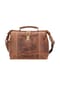 GREEN BURRY Vintage Vintage Handtasche Leder 32 cm Bild 1