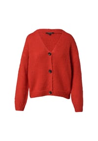 comma, - Strickjacke, Crop-Schnitt, für Damen - 3076  RED