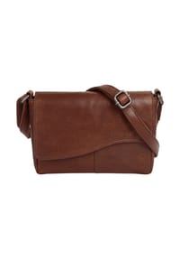 SPIKES & SPARROW® - Umhängetasche Echt Leder - cognac