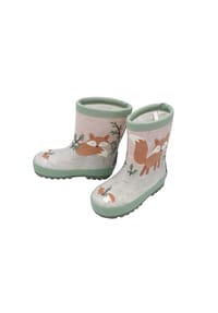 maximo® - Gummistiefel Fuchs Winterfutter, Reflekt 3M - frostgrün