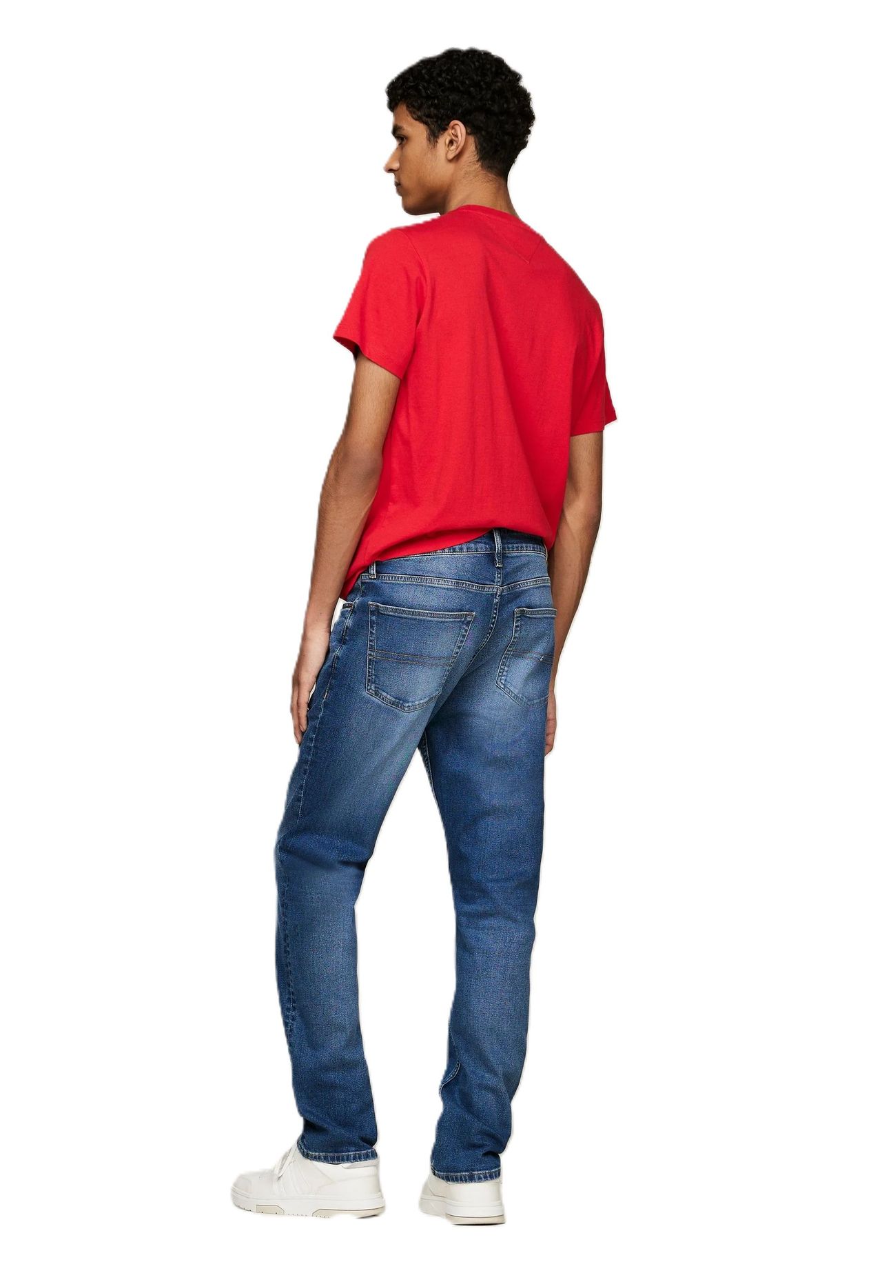 TOMMY Jeans Jeanshose, Markenpatch, Ziernähte, für Herren | GALERIA