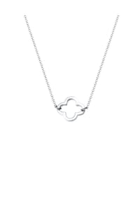 elli. - Halskette Kleeblatt Glücksbringer Filigran Trend 925 Sterling Silber - Gold