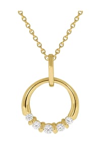 CELESTA® - Damen Kette mit Anhänger "20824938", 375er Gelbgold - gold