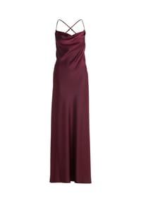 Vera Mont - Abendkleid mit Wasserfallausschnitt - Night Sky