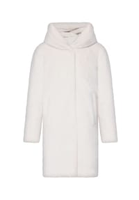 BETTY BARCLAY - Plüschjacke mit Kapuze - beige