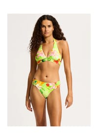 SEAFOLLY - Tropique Bikini-Slip, Raffung, für Damen - ALOE GEL