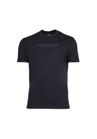 ARMANI EXCHANGE - Herren T-Shirt – Rundhals, Kurzarm, Logo, Baumwolle - Anthrazit (Chimera)