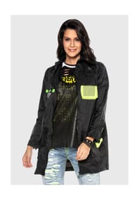 CIPO & BAXX® - Mäntel im modernen Look - BLACK
