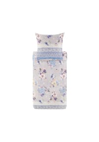 bassetti Bettwäsche HANAMI aus Baumwollsatin mit Reißverschluss - ZUC_Hanami - BEIGE