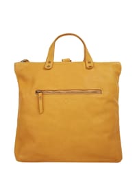 Cluty - Umhängetasche Echt Leder, Made In Italy - cognac