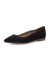 Tamaris - Ballerinas, Blockabsatz, für Damen - 003 BLACK LEATHER