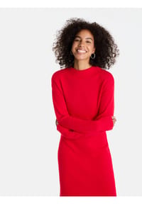 LIEBLINGSSTÜCK - Damen Kleid aus Woll-Kaschmir-Mix LillemorL - 365-red