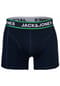 JACK & JONES Herren Boxer Shorts, 10er Pack - JACLIMES SOLID TRUNKS 10 PACK, Baumwoll-Stretch, Logo Bild 10