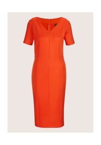 MADELEINE - Etuikleid mit kurzen Ärmeln - blutorange
