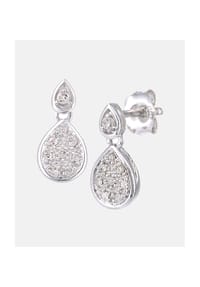 Diamant L'eternel - Ohrhänger, mit 0.08 ct Diamant, 375 Weißgold - white gold
