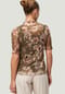 zero Mesh-Blumen-Shirt mit hohem Kragen Bild 3