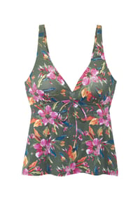 LASCANA - Tankini MALIA, Körbchen, für Damen - 7743/ OLIV PRINT