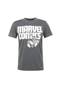 RE:COVERED - T-Shirt Marvel Comics Spidey Charcoal im zeitlosen Design - dunkelgrau