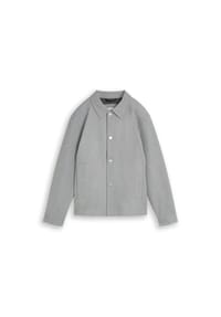 DENIM TOM TAILOR - Übergangsjacke, Klappkragen, für Herren - 21373 SIL GREY MEL