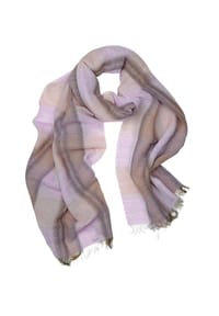 collezione alessandro® - Italienischer Schal Tenero weich und warm - blau